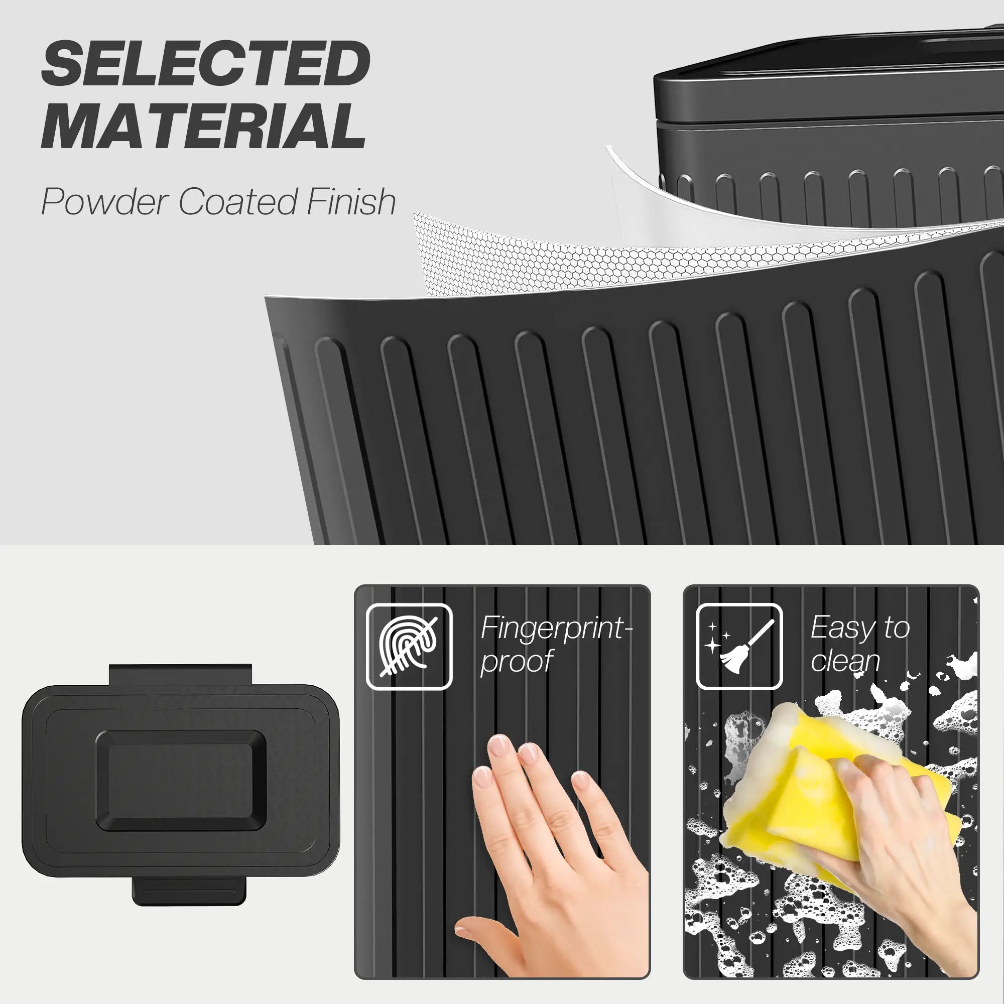 Trash Can, 2 x 5.3 Gallon, Soft Close Lid, Removable Inner Buckets Household Supplies at Gallery Canada