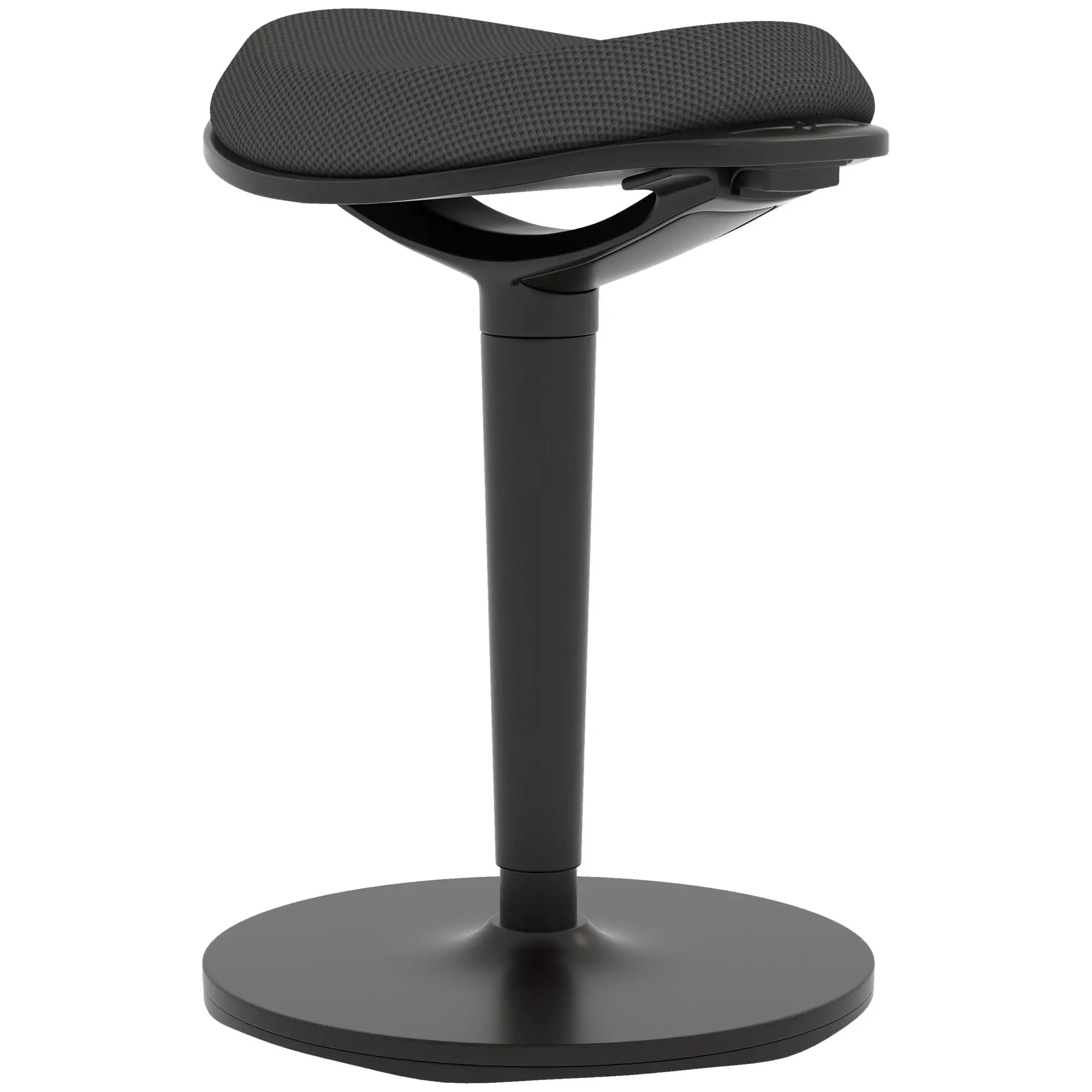 Standing Desk Stool, Ergonomic Wobble Chair, Adjustable Leaning Stool, Black Office Chairs at Gallery Canada