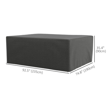 Large Outdoor Furniture Covers, Waterproof Anti-UV Protection, Grey Patio Furniture Covers at Gallery Canada