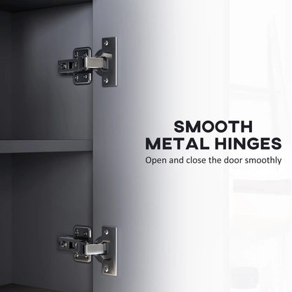 Wall Mounted Medicine Cabinet with Mirror, Shelves, Grey Mirror Medicine Cabinets at Gallery Canada