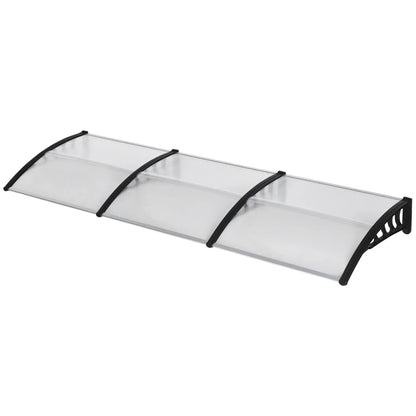 Awning Door Canopy, 119.3" x 37.8", Polycarbonate Patio Cover, Clear Door Awnings at Gallery Canada