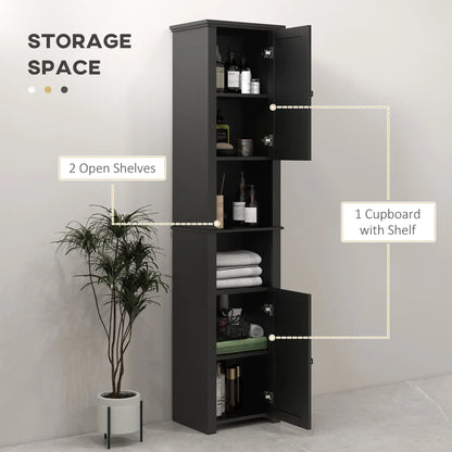 Tall Medicine Cabinet, Freestanding Bathroom Storage, Black Bathroom Cabinets at Gallery Canada