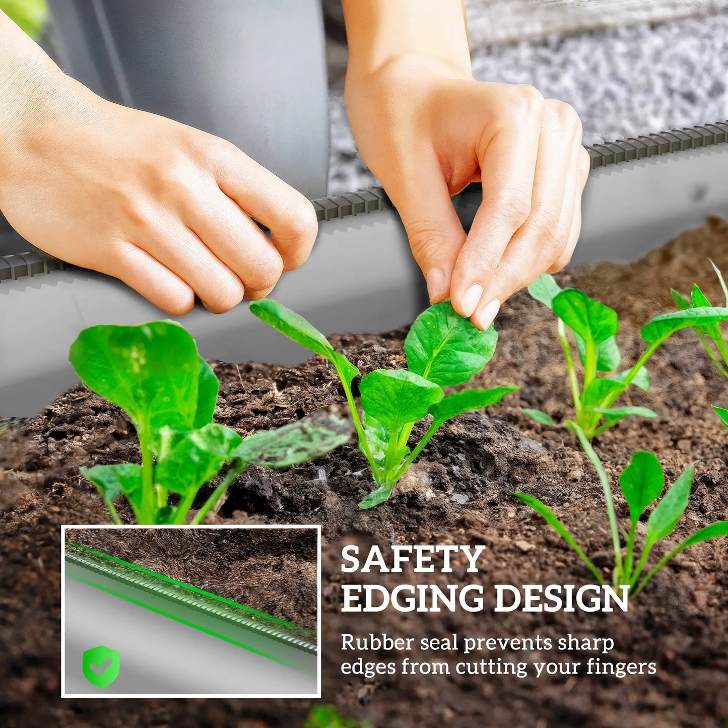 7.9 x 2 x 1ft Galvanized Raised Garden Bed, Metal Planter Box, Silver Galvanized Planter Boxes at Gallery Canada