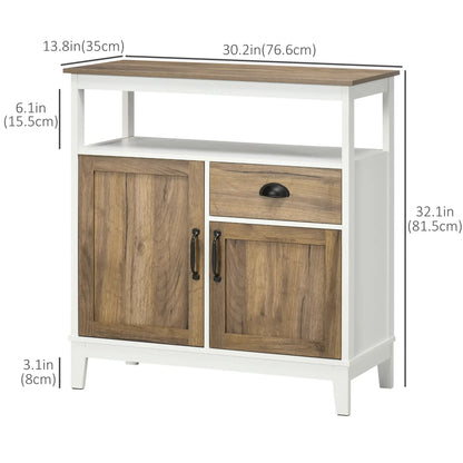 Storage Cabinet, Freestanding Sideboard with Doors, Drawer, for Dining, Living, Bedroom Storage Cabinets at Gallery Canada