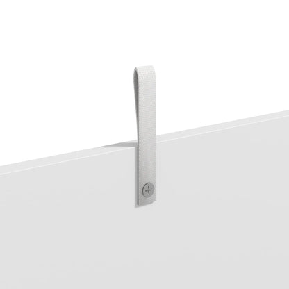 Coffre de rangement avec dessus relevable "31.5", blanc