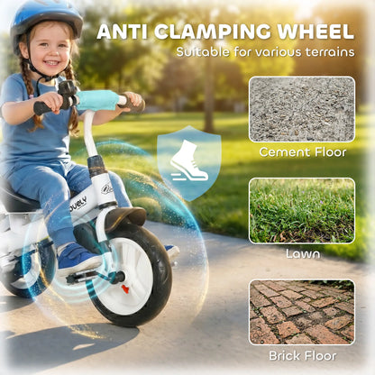 6 in 1 Tricycle for Toddler 1-5 Years, Parent-Push Handle, Green Tricycles for Kids at Gallery Canada