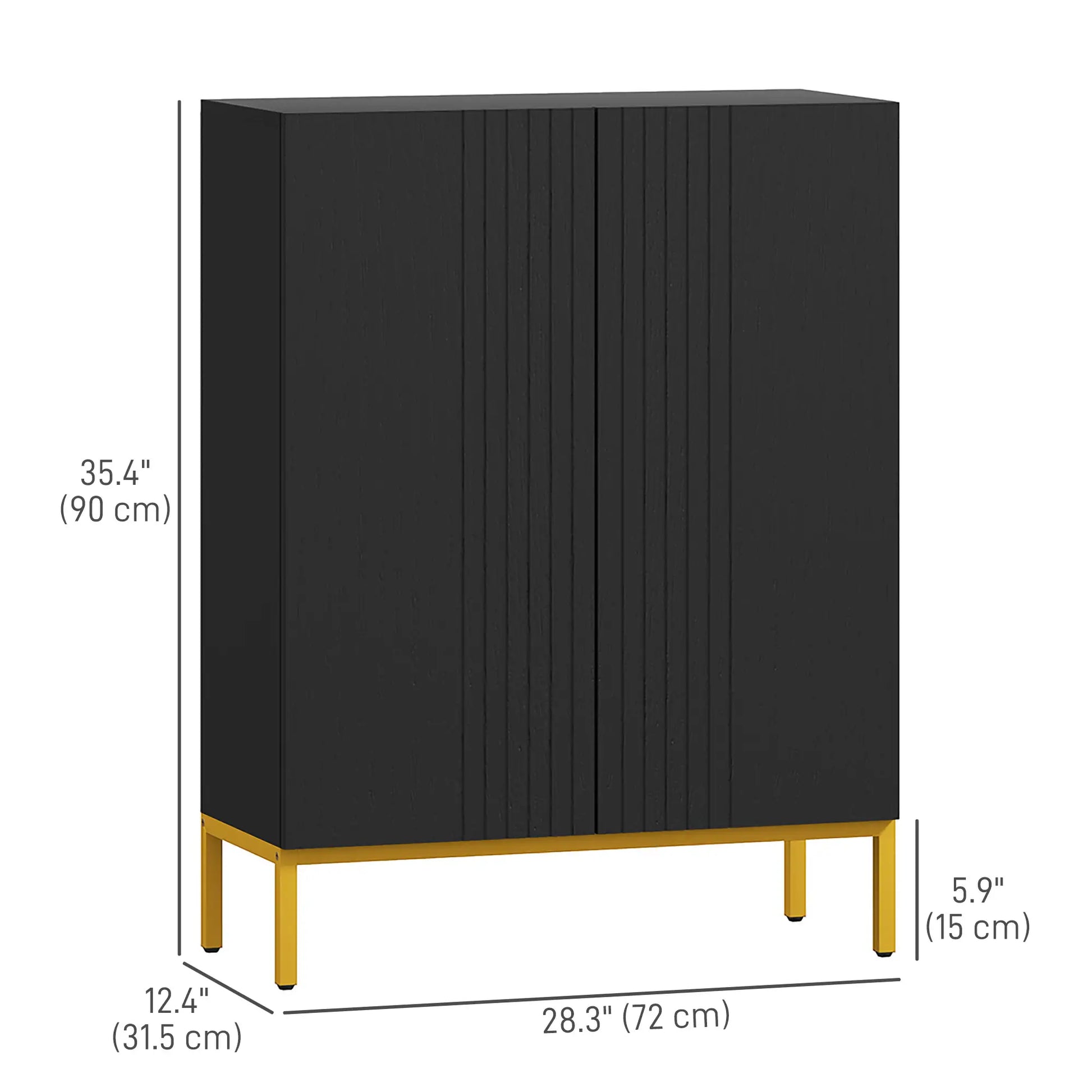 Shoe Storage Cabinet, Adjustable Shelves, Soft-Close Hinges, 15-20 Pairs, Black Shoe Storage Cabinets & Racks at Gallery Canada