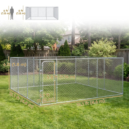 Dog Playpen, Walk-In Kennel, Galvanized Steel Frame, DIY Door Dog Kennels at Gallery Canada