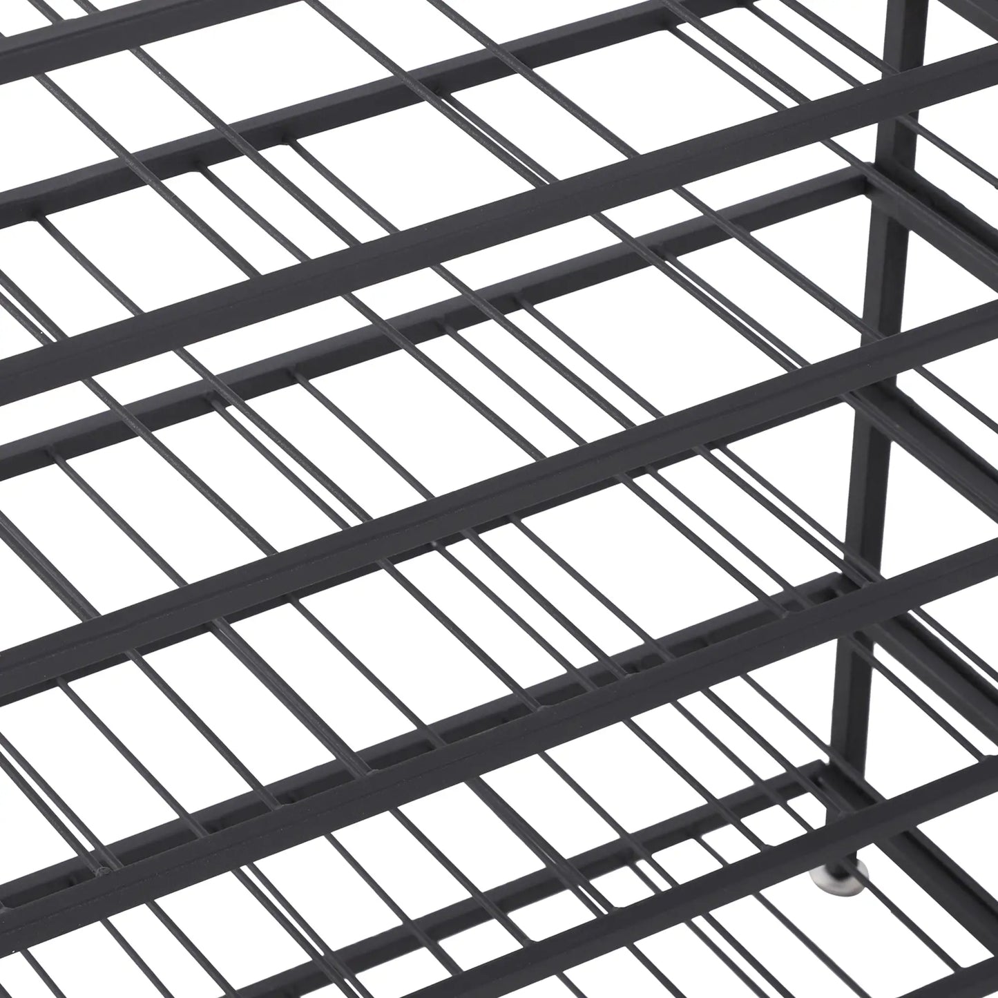 9-Tier Metal Wine Rack, 54 Bottles, Freestanding, Black Wine Racks at Gallery Canada