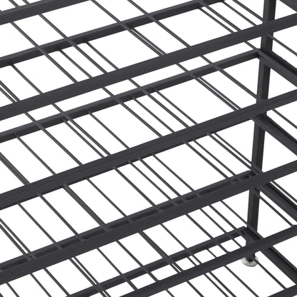 9-Tier Metal Wine Rack, 54 Bottles, Freestanding, Black Wine Racks at Gallery Canada