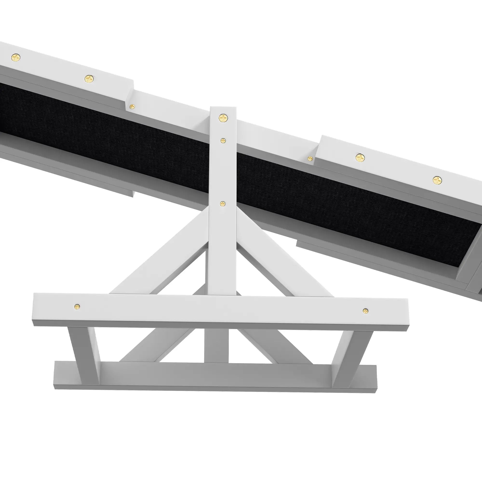 Wood Pet Seesaw, Dog Agility Training Equipment, Weather Resistant, White Dog Agility Training Equipment at Gallery Canada