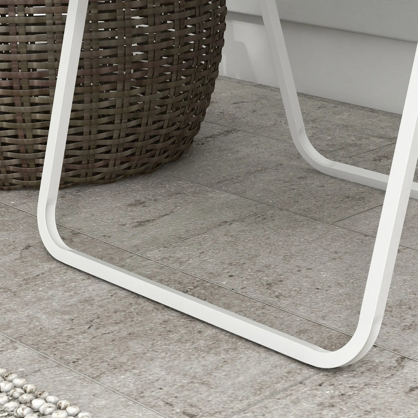 Set of 2 Folding Patio Chairs, Portable, Armrests, Camping, Garden, Blue Patio Chairs at Gallery Canada