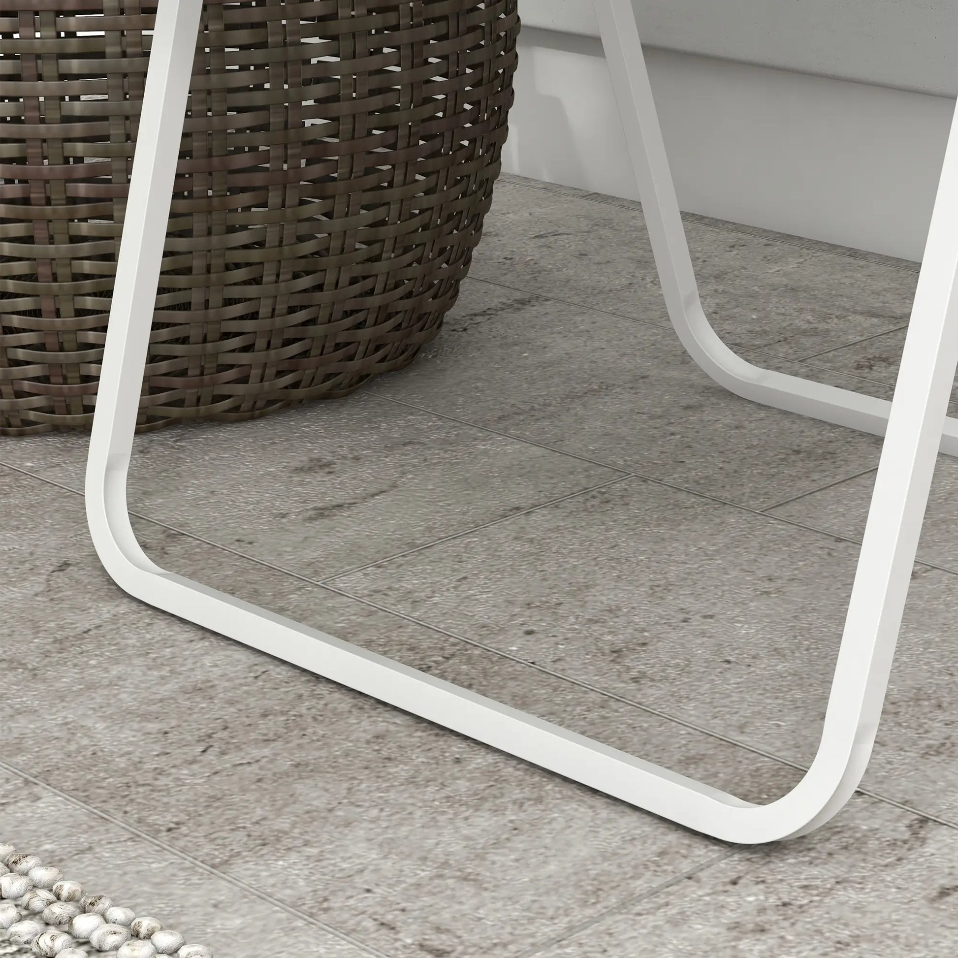 Set of 2 Folding Patio Chairs, Portable, Armrests, Camping, Garden, Blue Patio Chairs at Gallery Canada