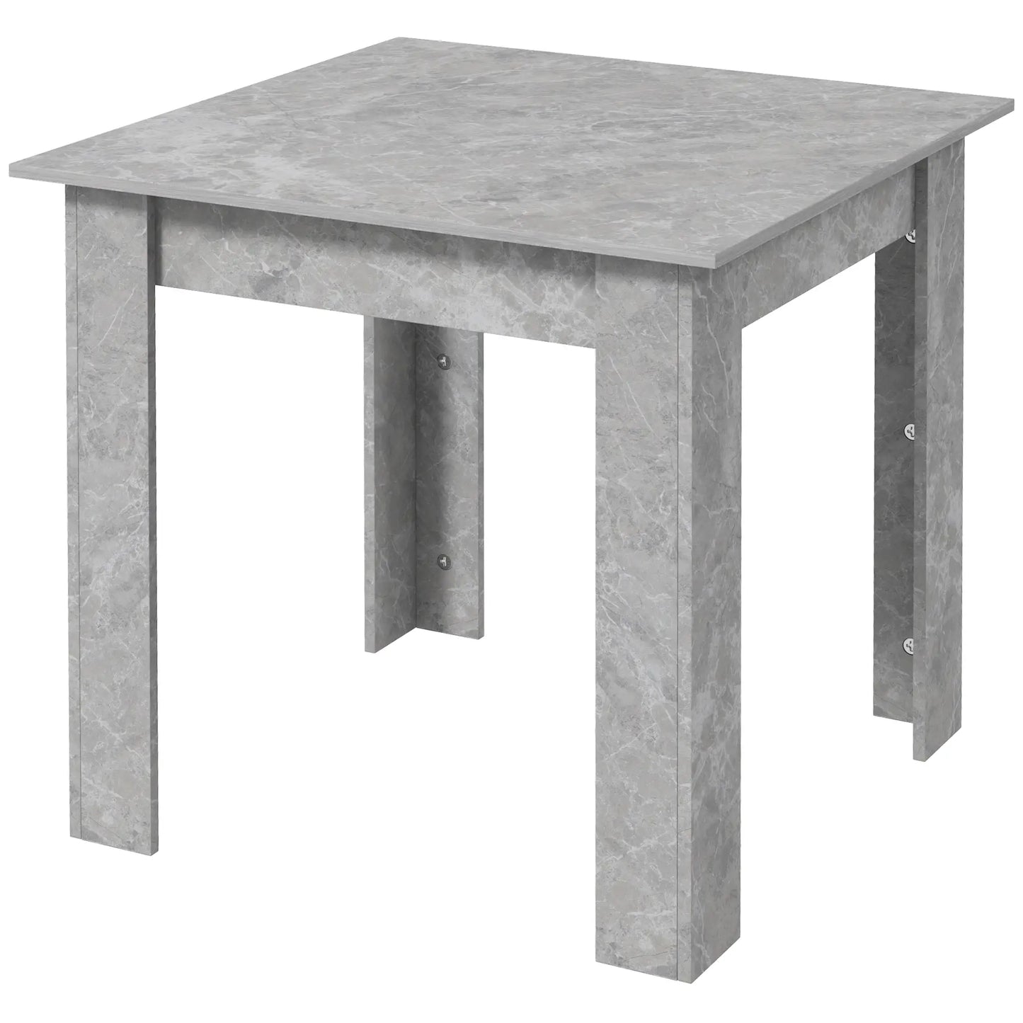 Square Dining Table, Modern Faux Cement Effect, Small Kitchen Table, Cement Grey Dining Tables Cement Grey at Gallery Canada