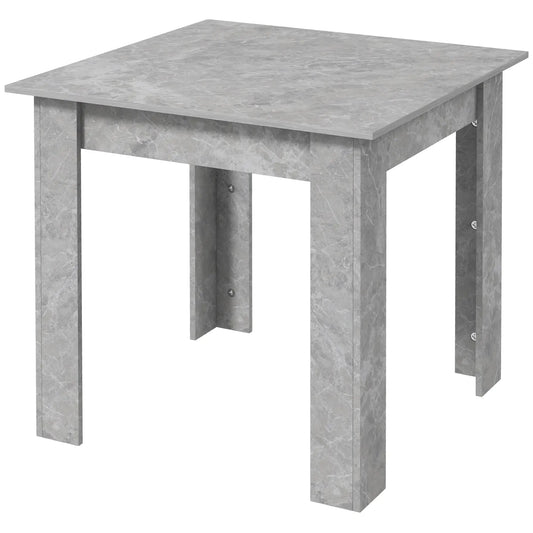 Square Dining Table, Modern Faux Cement Effect, Small Kitchen Table, Cement Grey Dining Tables Cement Grey at Gallery Canada
