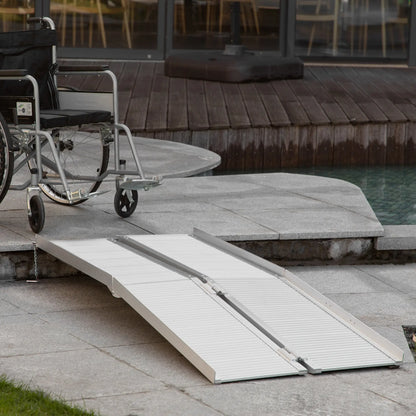Textured Aluminum Folding Wheelchair Ramp, Portable 6' Knee Walker & Wheelchair Ramps at Gallery Canada