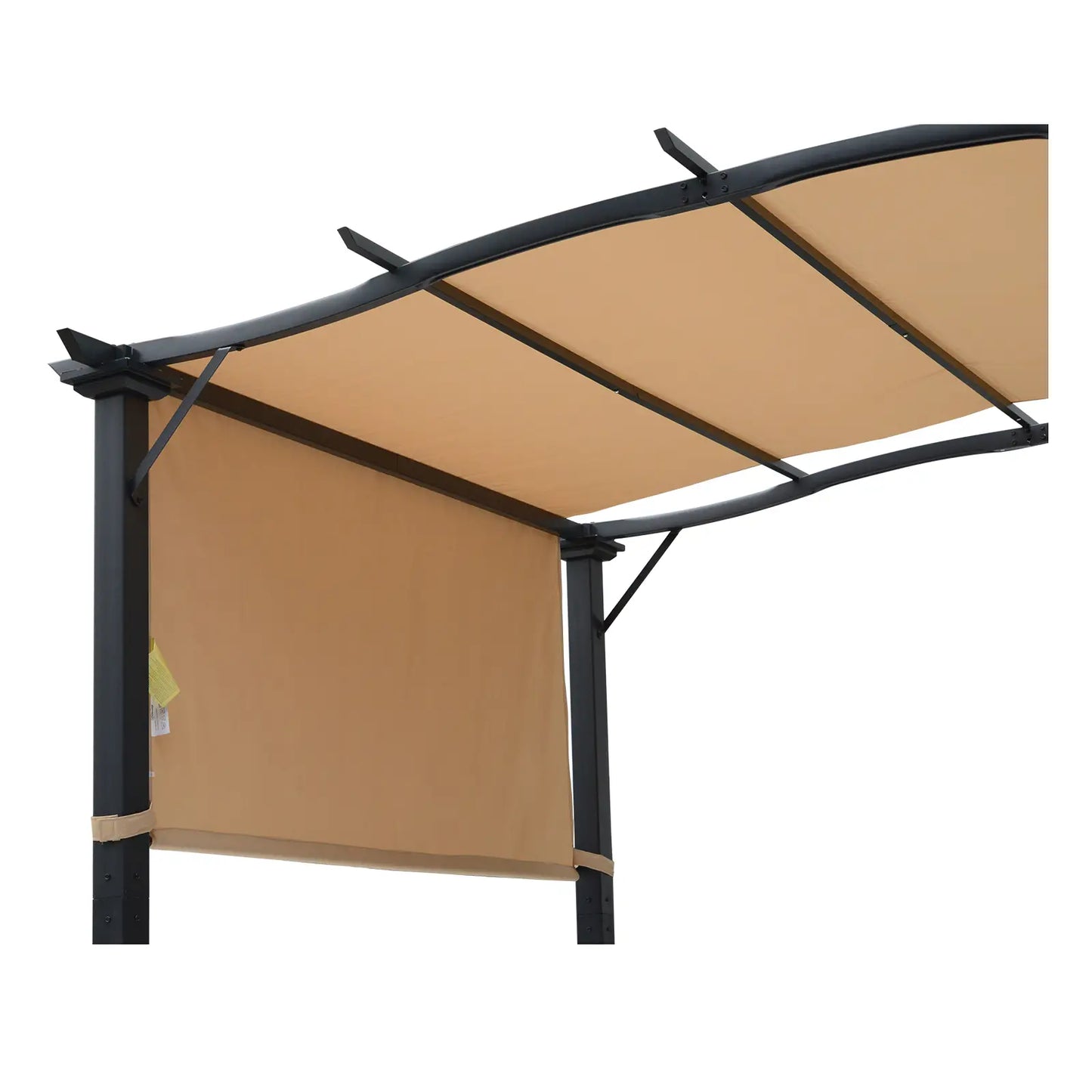 10' x 8' Outdoor Pergola, Adjustable Canopy, Sun Shade, Khaki Pergolas at Gallery Canada