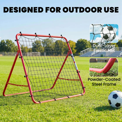 Soccer Rebounder Net, 3.5 x 3ft Easy Setup Bounce Back Net with 5 Adjustable Angles Soccer at Gallery Canada