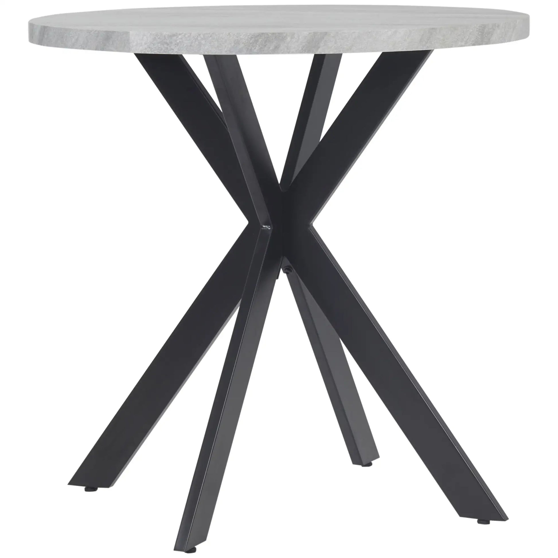29" Round Dining Table, Contemporary Kitchen Table, Steel Legs, Grey Bar Tables & Dining Tables at Gallery Canada