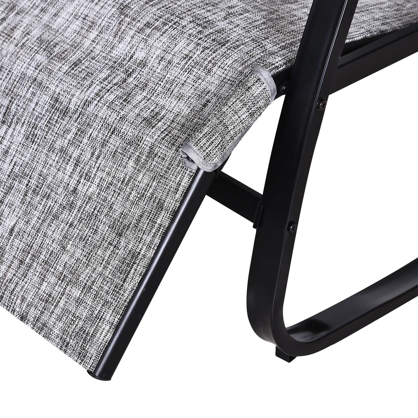 Adjustable Zero Gravity Rocking Lounge Chair, Outdoor Recliner w/ Pillow, Footrest Outdoor Rocking Chairs at Gallery Canada