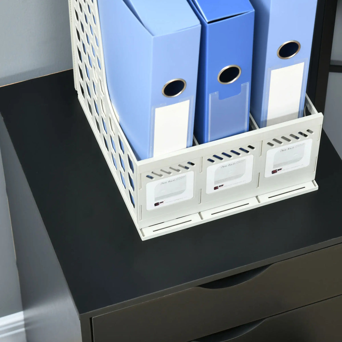 5 Drawer File Cabinet on Wheels, 15.7" x 15.7" x 26.4", Black Office Cabinets & Cupboards at Gallery Canada