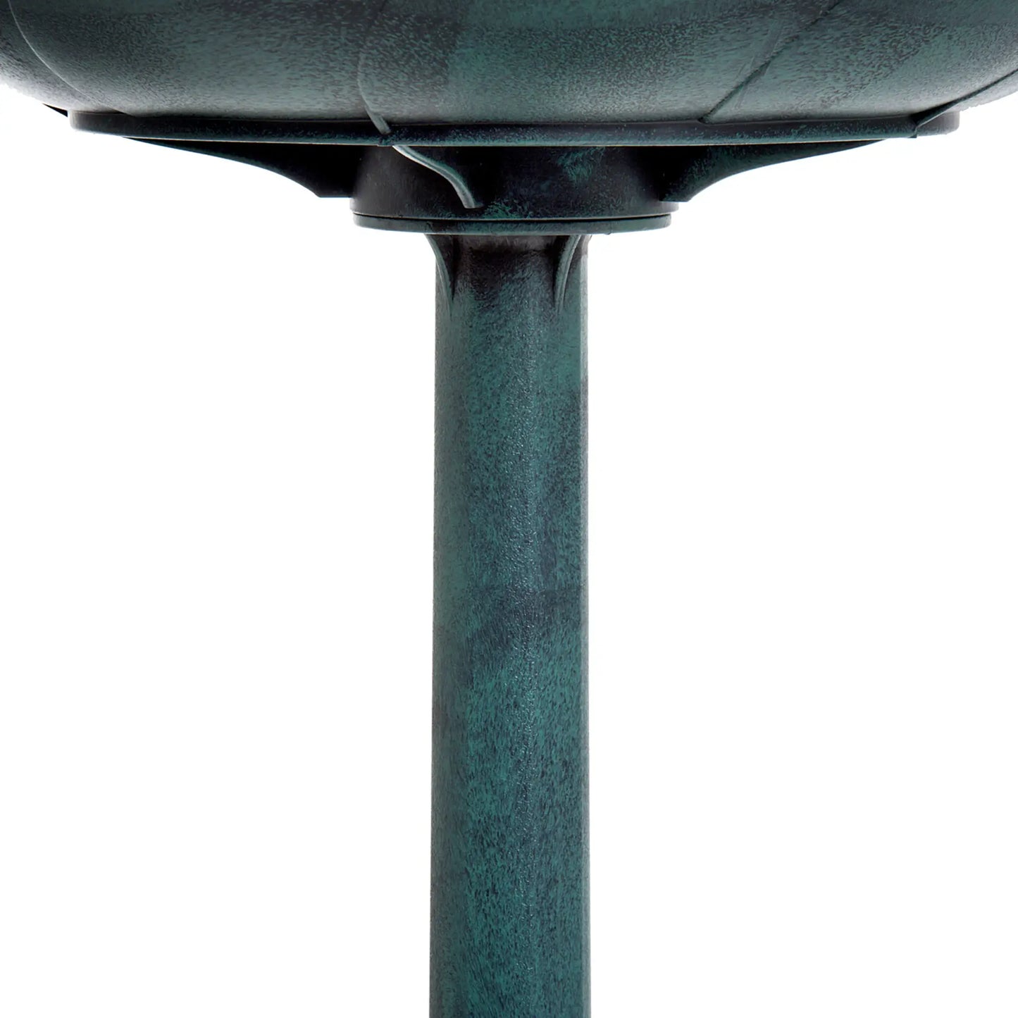 27'' Outdoor Resin Bird Bath, Fleur De Lis Pattern, Time-Worn Finish Garden Decor at Gallery Canada