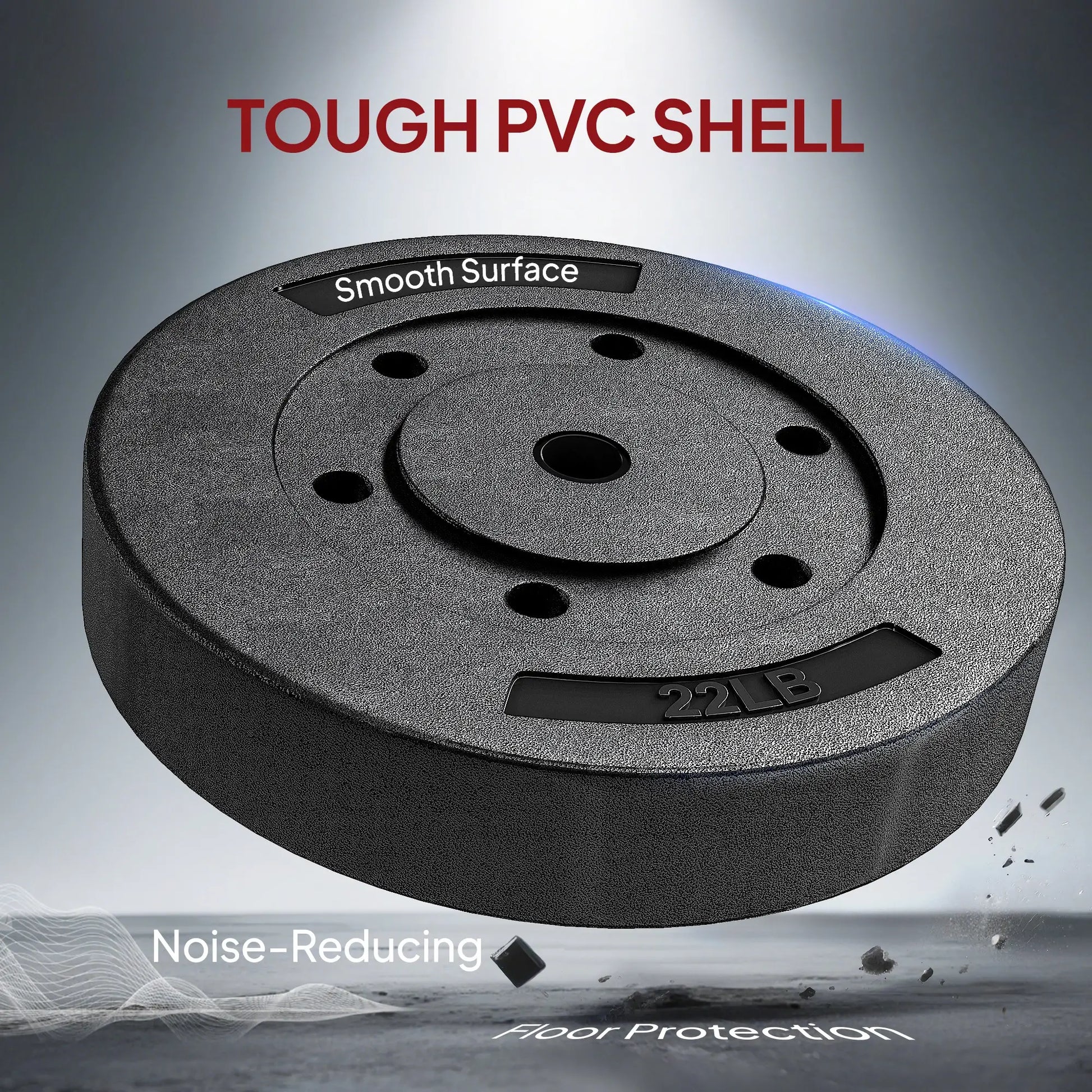 Weight Plates Set, 1-Inch Barbell Weight Set, 2 x 22 lbs Dumbbells & Barbells at Gallery Canada