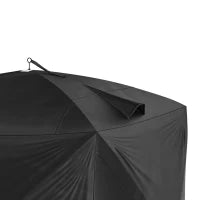 4 Person Pop-Up Ice Fishing Tent, Portable Shelter, Black