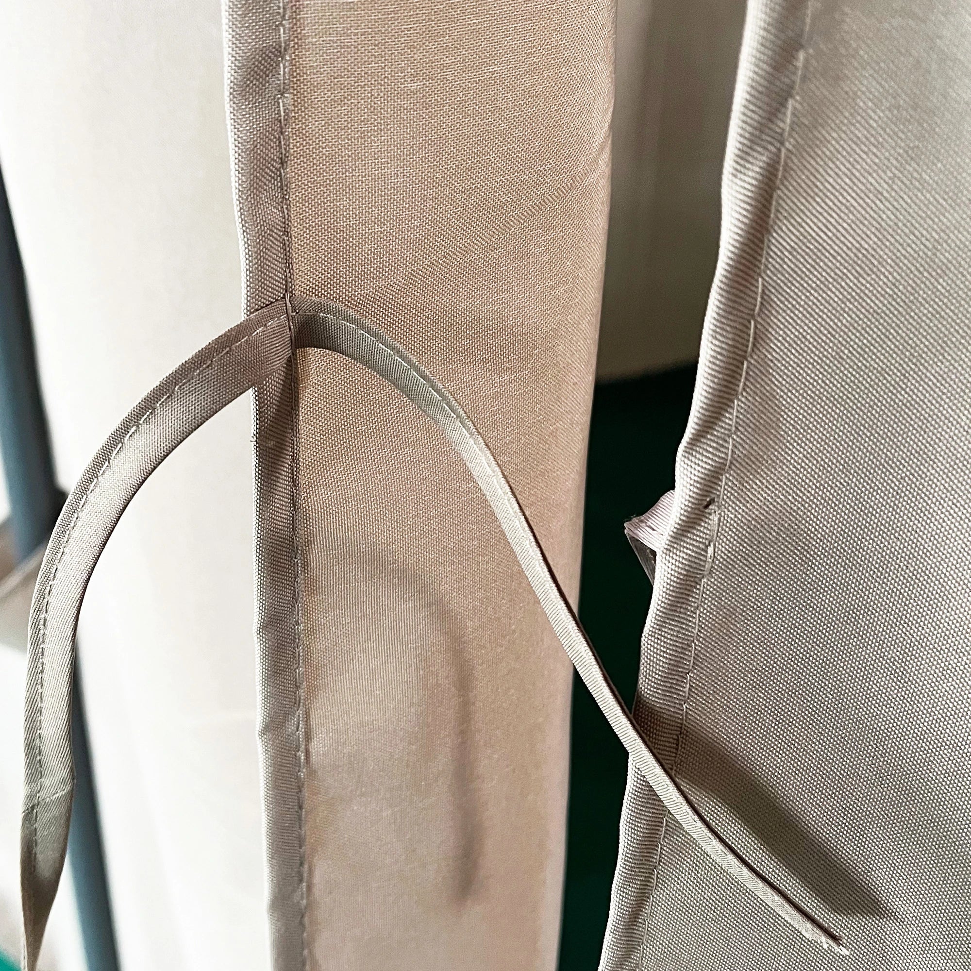 13'x10' Steel Patio Gazebo, Soft Top, 6 Removable Curtains, Khaki Gazebos at Gallery Canada