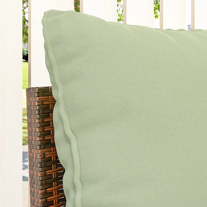 4-Piece Seat Cushion Pillows, Patio Chair Cushions Set, Indoor Outdoor, Green Patio Chair Cushions at Gallery Canada