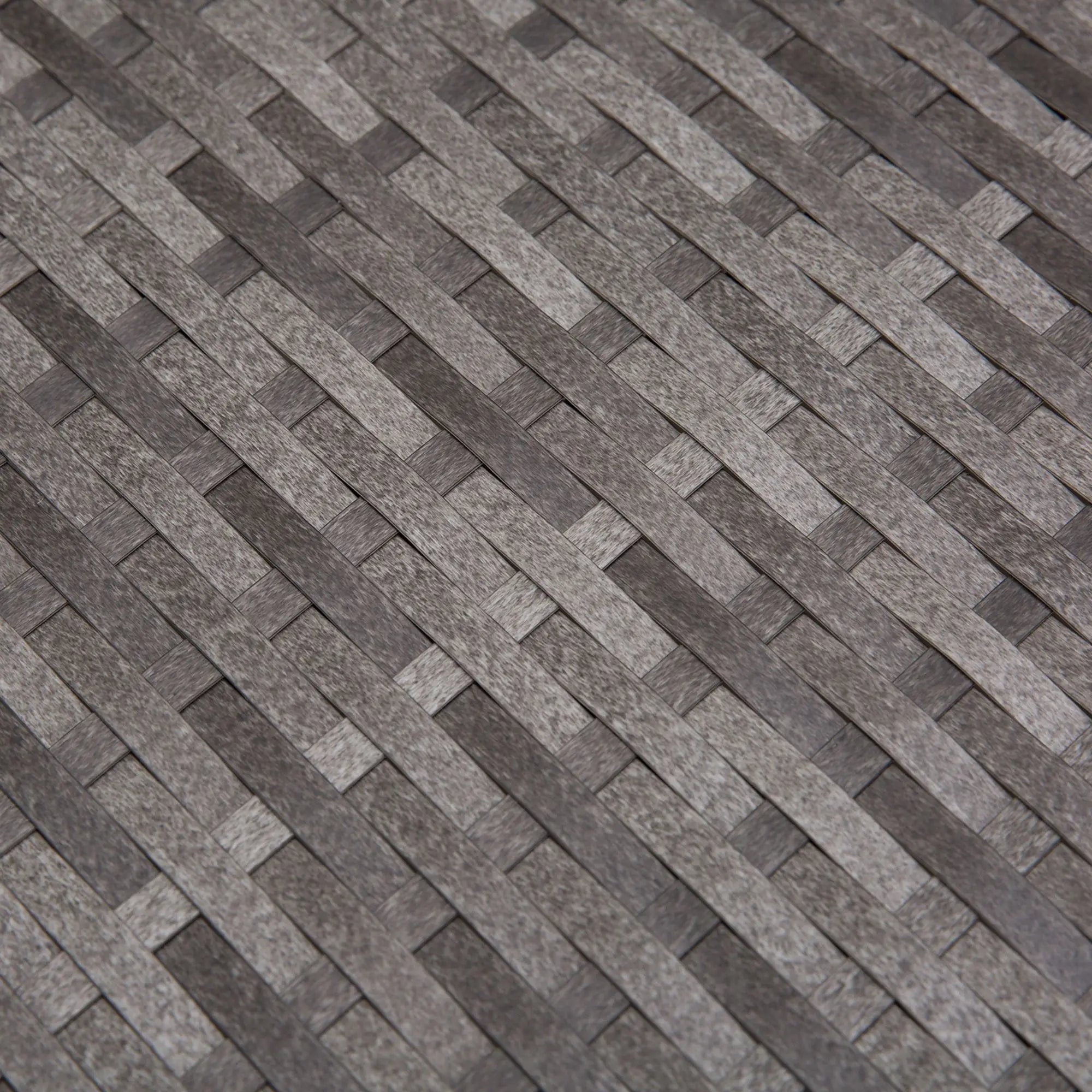 3-Piece Wicker Patio Set, Outdoor Sofa with Glass Table, Grey Patio Furniture Sets at Gallery Canada