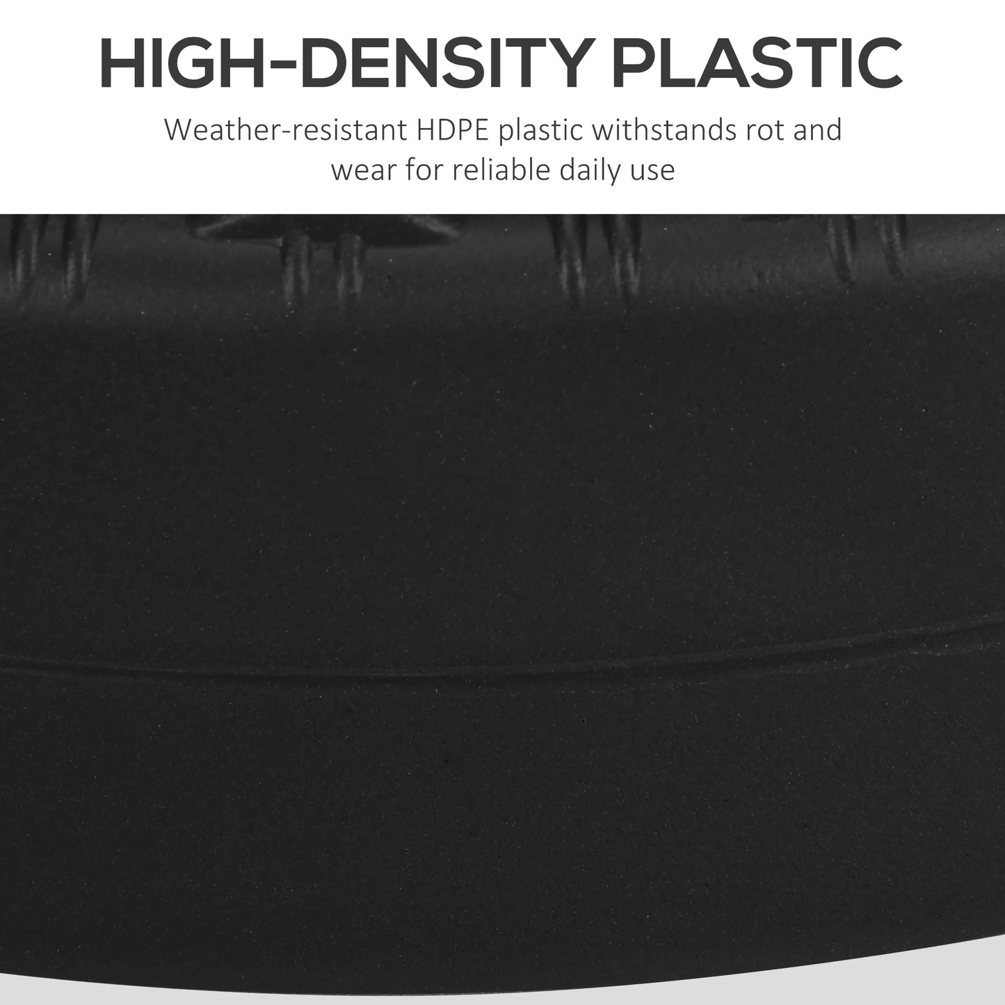 Heavy Duty Fillable Umbrella Base, Steel Pole, Round Stand, Black Umbrella Bases at Gallery Canada