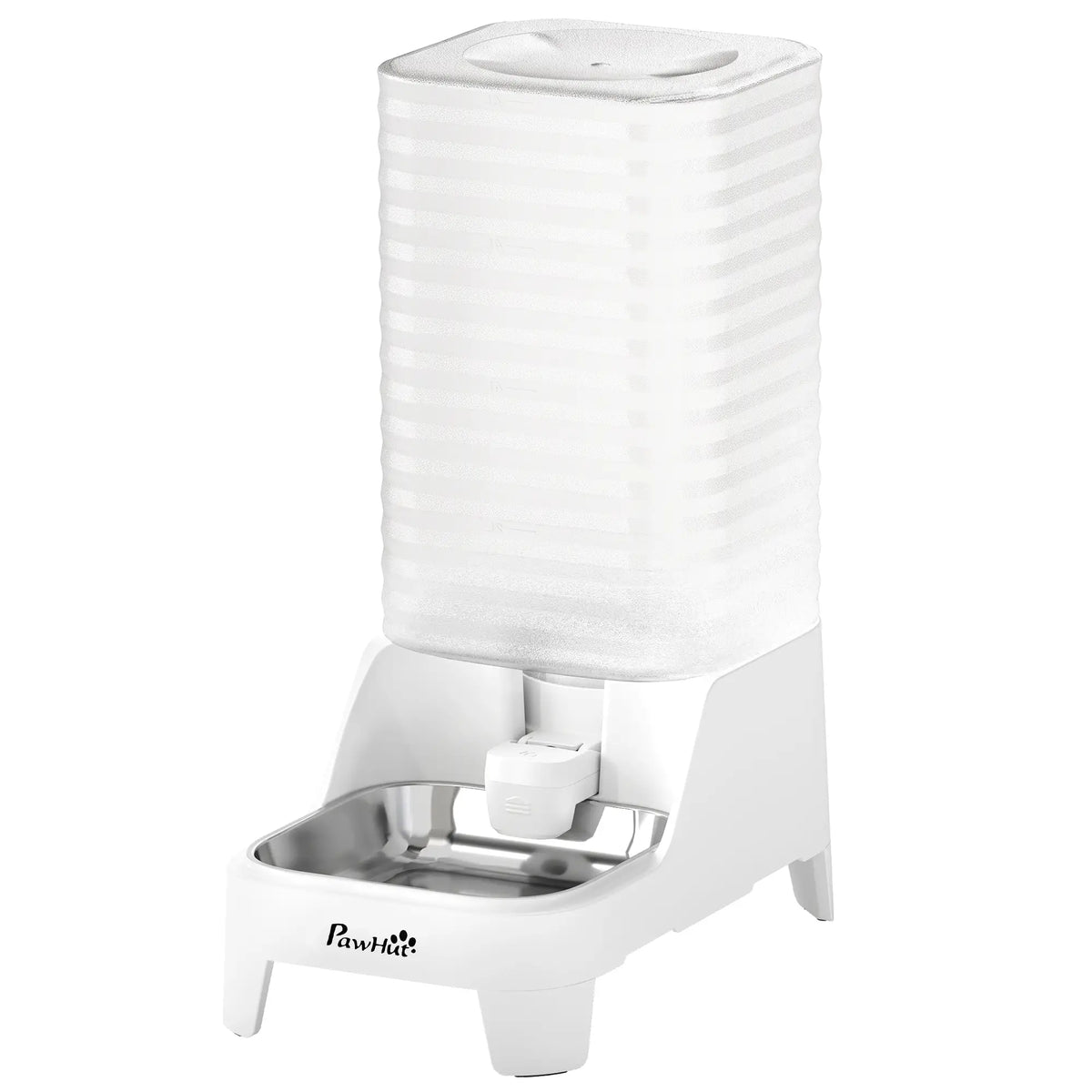 8L Gravity Dog Water Dispenser, Stainless Steel Bowl, BPA-Free Dog Bowls White at Gallery Canada