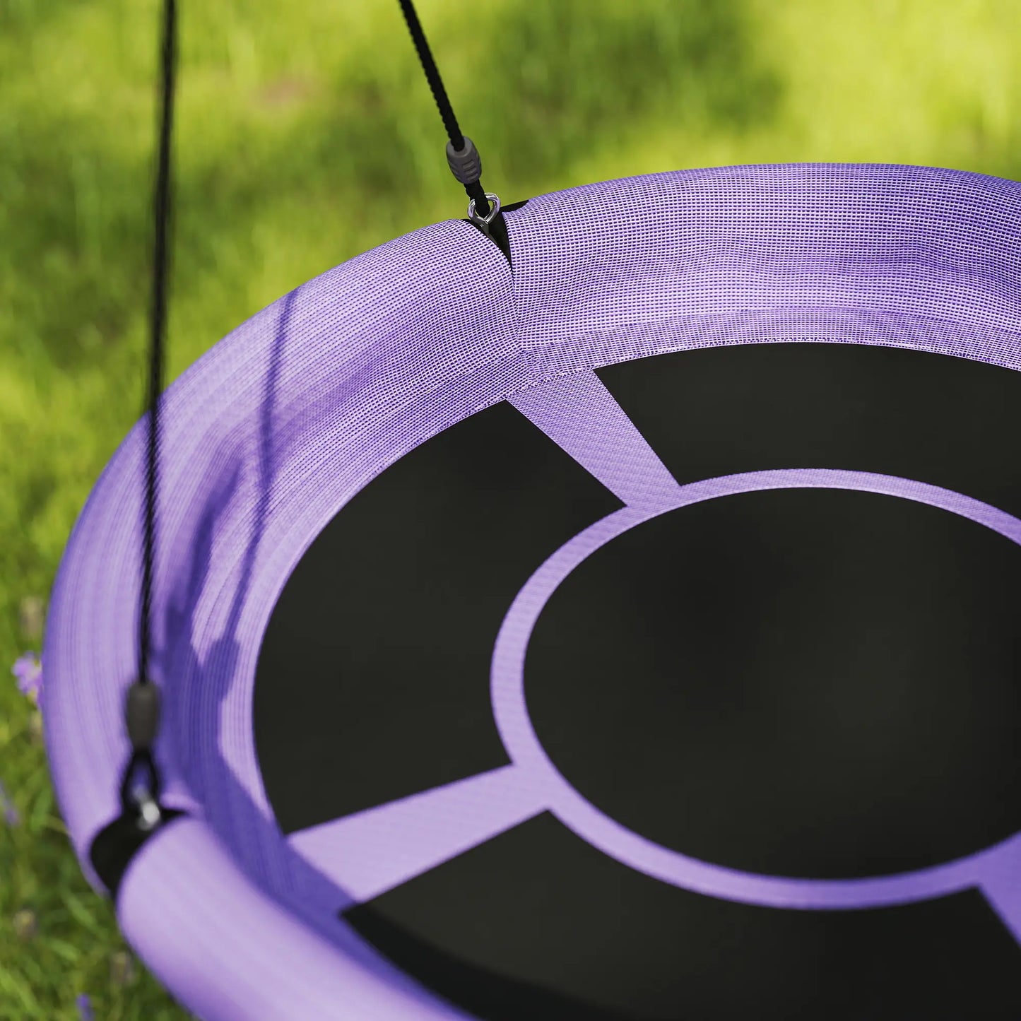 100cm Diameter Nest Seat, Height Adjustable, Kids Outdoor Playground, Purple Gym Sets & Swings at Gallery Canada