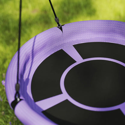 100cm Diameter Nest Seat, Height Adjustable, Kids Outdoor Playground, Purple Gym Sets & Swings at Gallery Canada