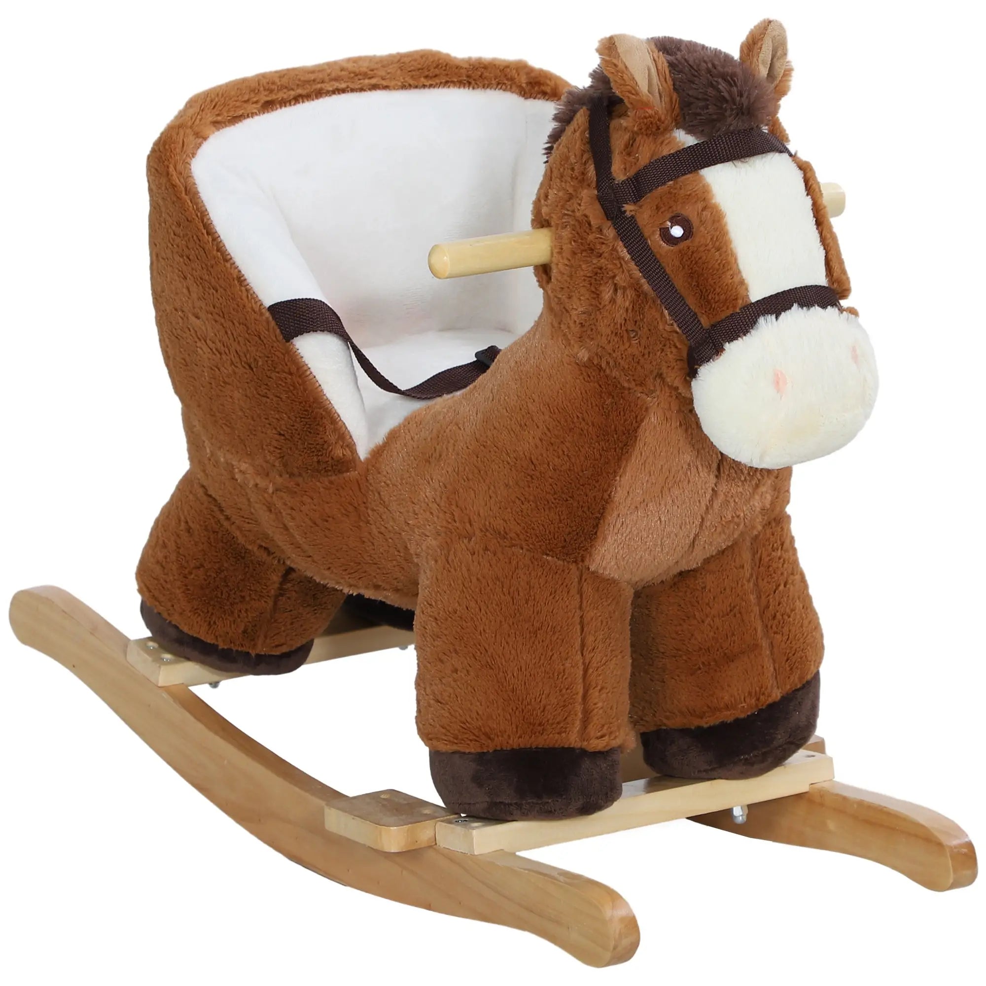 Plush Baby Rocking Horse, Animal Rocker for Toddlers 18-36 Months Rocking Horses at Gallery Canada