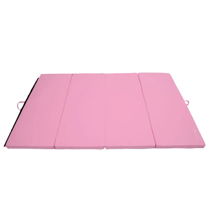 4'x6'x2'' Folding Gymnastics Mat, Exercise Mat for Yoga, MMA, Pink Gymnastics Mats at Gallery Canada