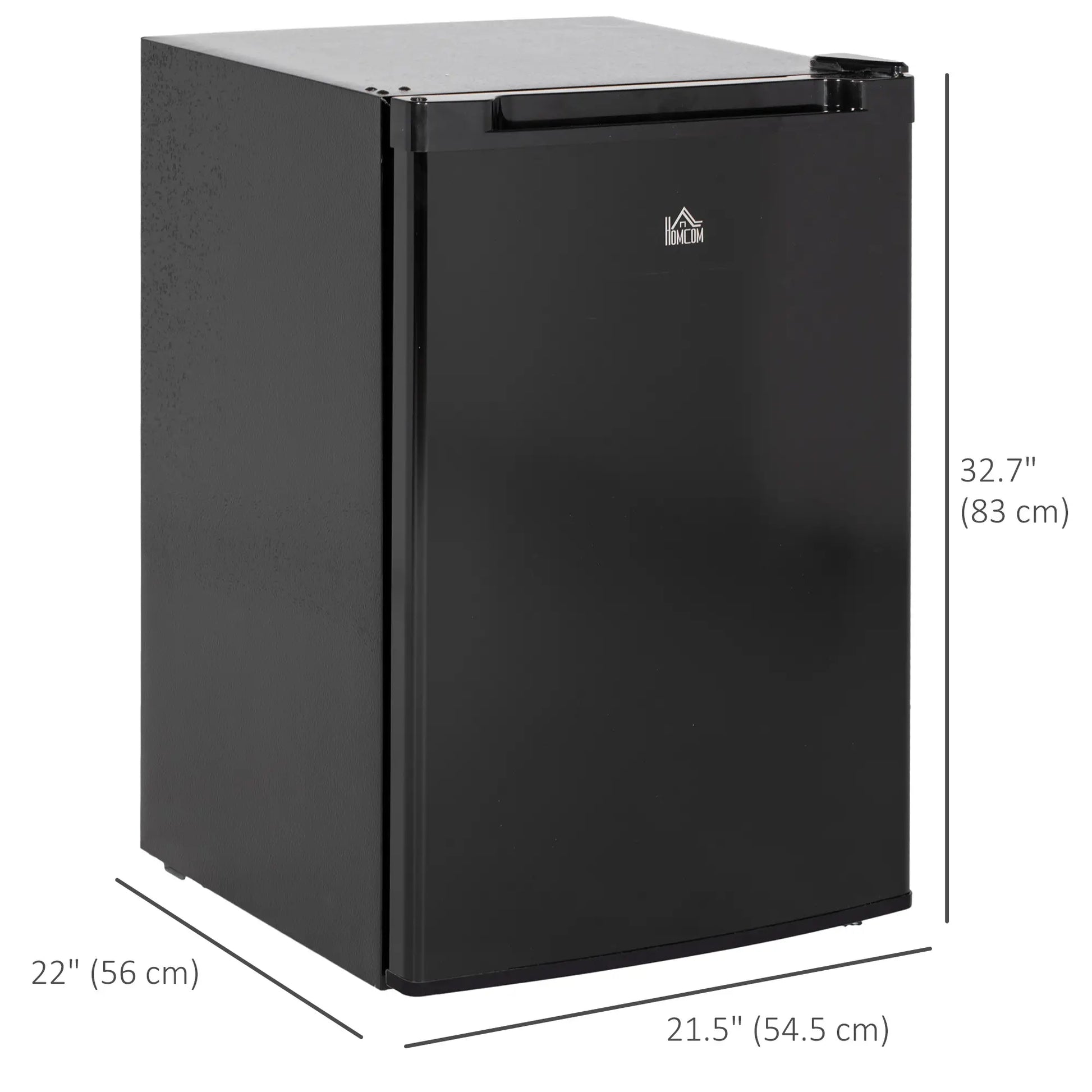 3 Cu.Ft Upright Freezer, Reversible Door, Adjustable Thermostat, Black Small Kitchen Appliances at Gallery Canada