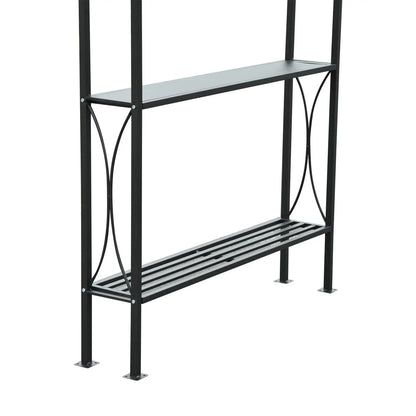 8' x 5' Grill Gazebo, Double Tiered Tent Pavilion, Garden Sun Shade BBQ Grill Gazebos at Gallery Canada
