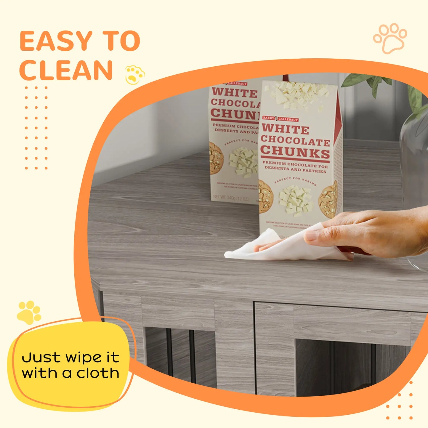 Dog Crate Furniture with Cushion, 41 Inch, Walnut Brown Houses, Kennels & Pens at Gallery Canada