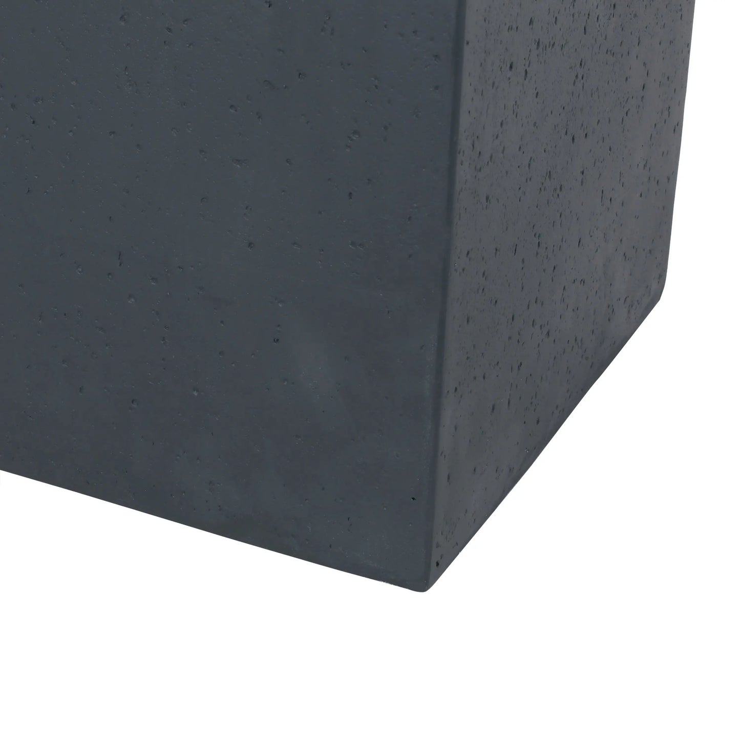 Multi-Functional Tank Holder Side Table, 16.5" L x 16.5" W x 20.5" H, Dark Grey Patio Side Tables at Gallery Canada