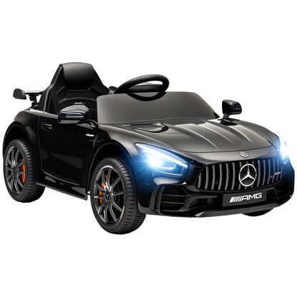 12V Battery Powered Kids Electric Car, Remote, Lights, Music Horn, Black Electric Toy Cars at Gallery Canada