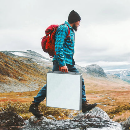 4ft Foldable Camping Table, Picnic BBQ Desk, Indoor Outdoor, Silver Picnic Tables & Camping Chairs at Gallery Canada