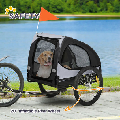 Dog Bike Trailer, Hitch Coupler, Quick Release Wheels, Medium, Black Dog Bike Trailers & Strollers at Gallery Canada
