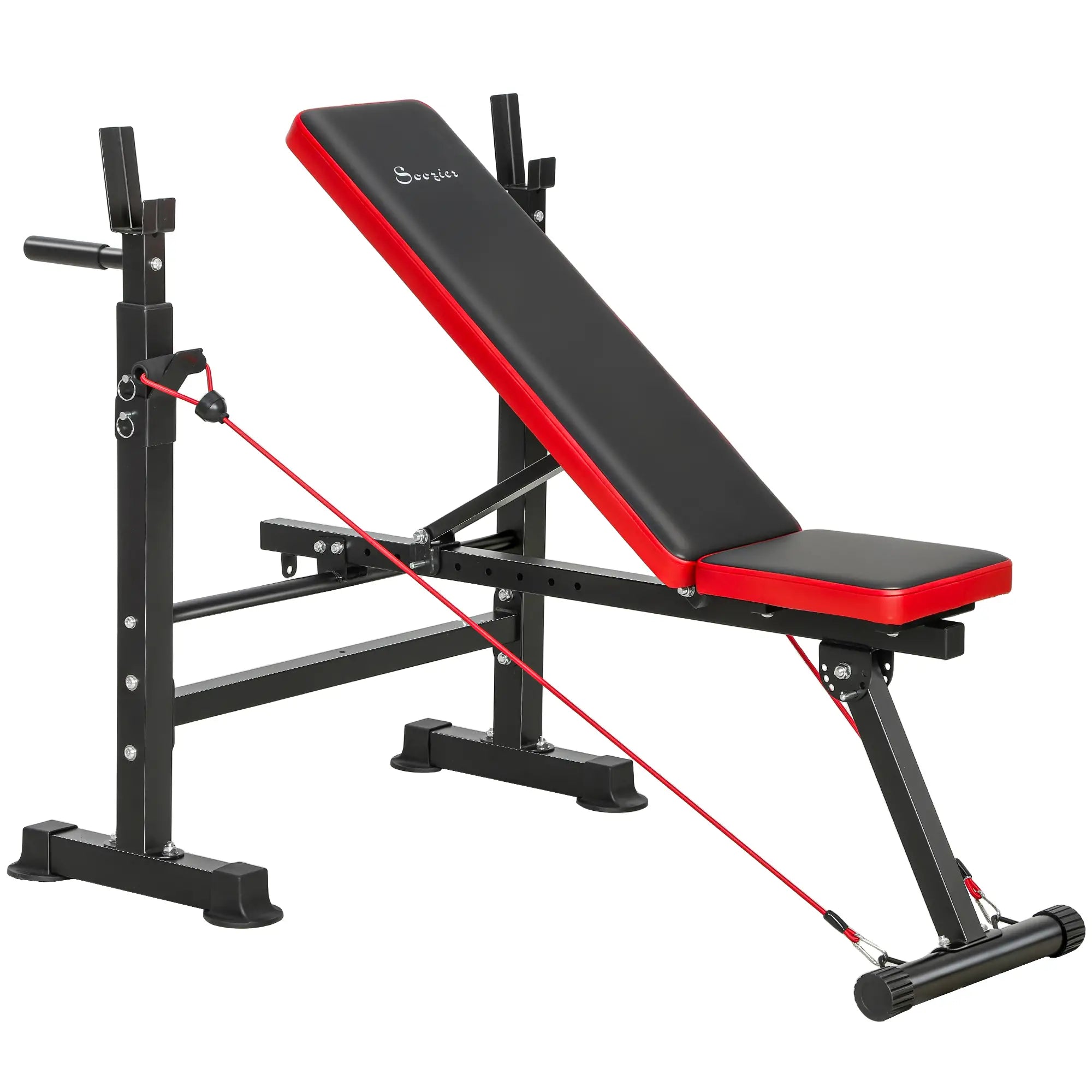 Adjustable Weight Bench with Squat Rack, 660 lbs Capacity Weight Benches at Gallery Canada