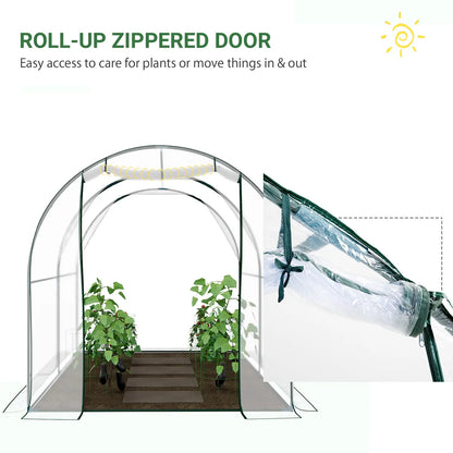 6.6' x 8.2' x 6.6' Dome Tunnel Greenhouse, Transparent Tunnel Greenhouses at Gallery Canada
