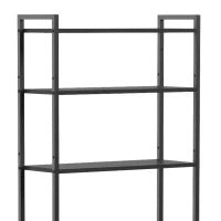 3-Tier Over-the-Toilet Storage Shelf, Adjustable, Black