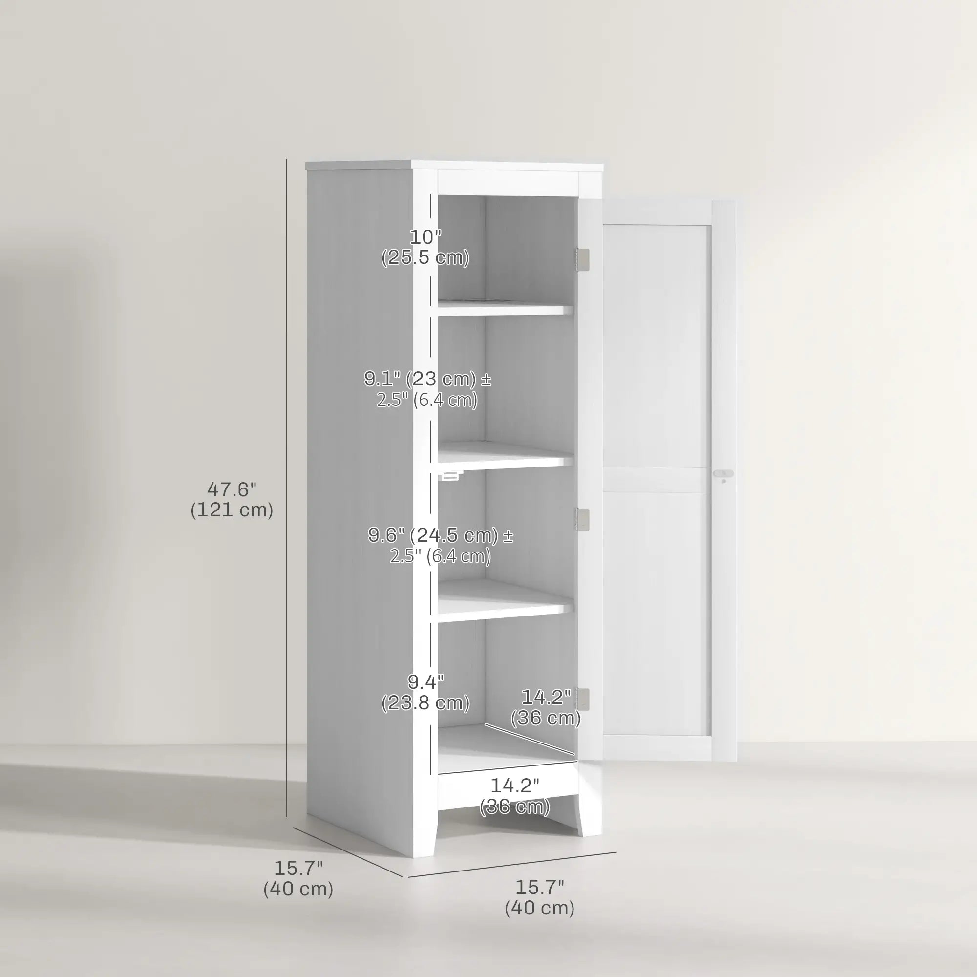 Kitchen Pantry Cabinet, Adjustable Shelves, White Kitchen Pantry Cabinets at Gallery Canada
