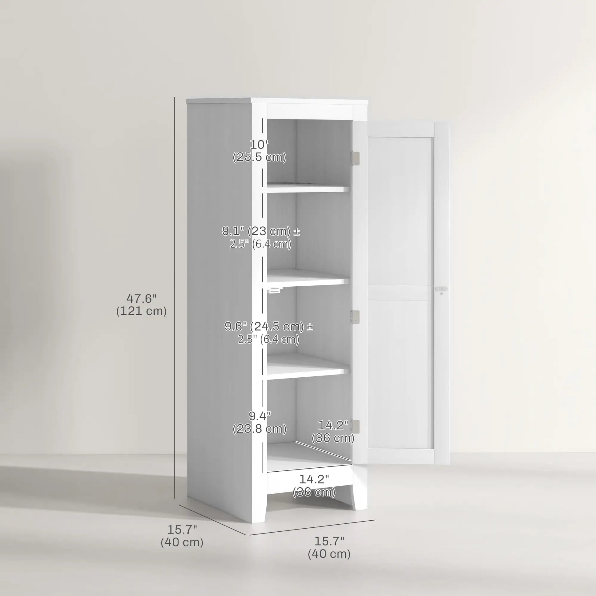 Kitchen Pantry Cabinet, Adjustable Shelves, White Kitchen Pantry Cabinets at Gallery Canada