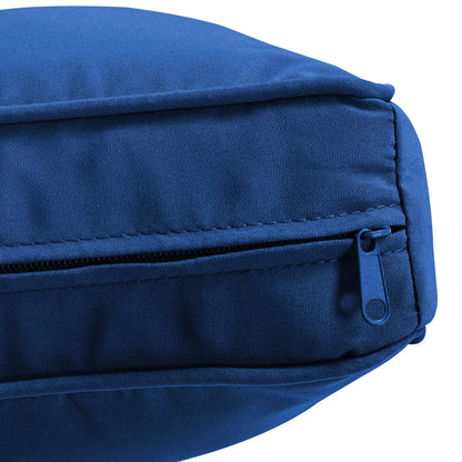 14pc Patio Rattan Sofa Set, Polyester Cover Replacement, Navy Blue Patio Chair Cushions at Gallery Canada